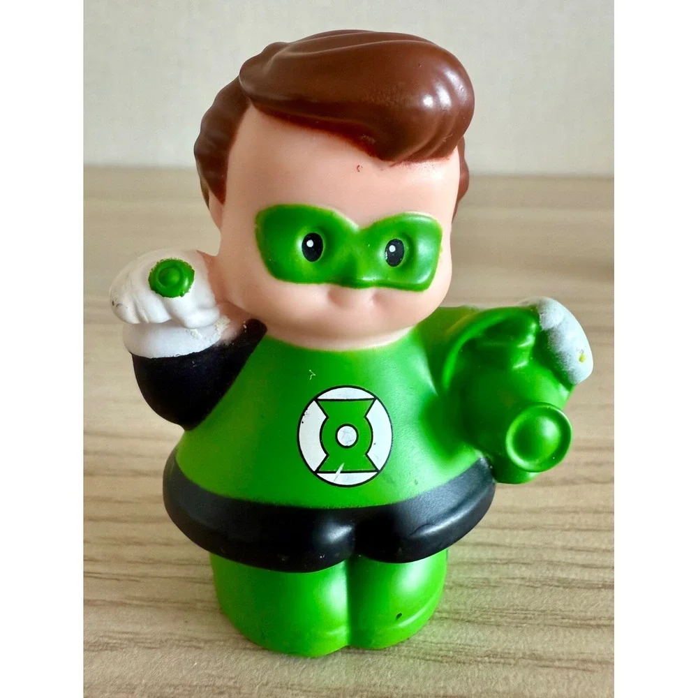 Little People Superheros- Batman, Batgirl, Joker, Wonder Woman, Green Lantern